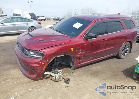2021 Dodge Durango R/T Awd из США, поврежденный, VIN 1C4SDJCT9MC848827